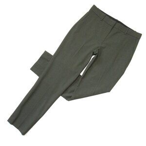 NWT Theory Testra in Dark Olive Traceable Stretch Wool Taper Slim Ankle Pants 2